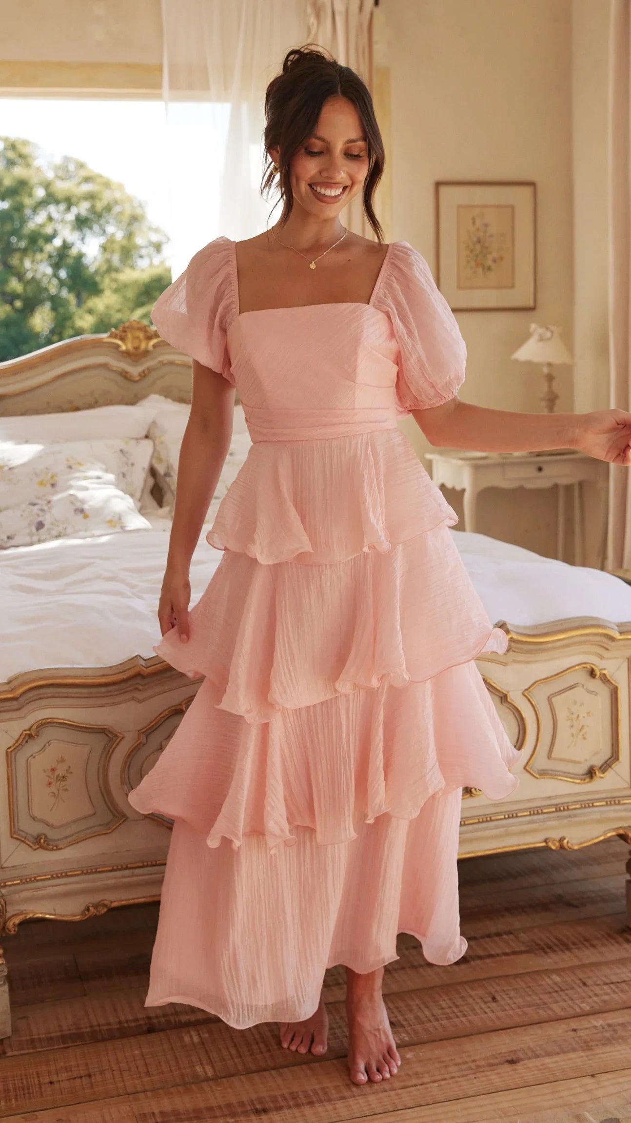 Lanelle Maxi Dress Pink