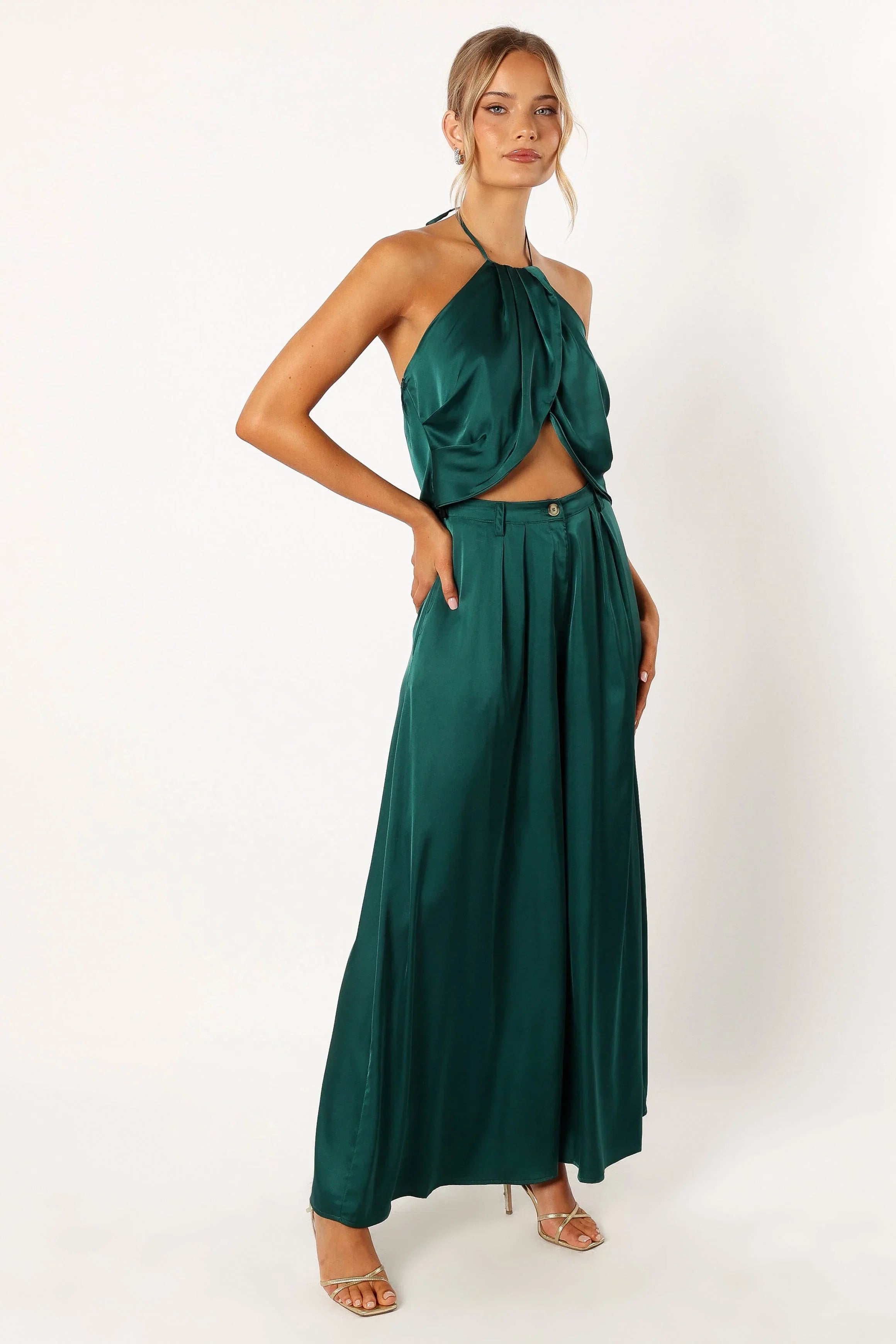 Estelle Pant Set Emerald