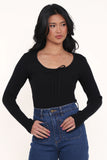 Cooper Knit Top Black