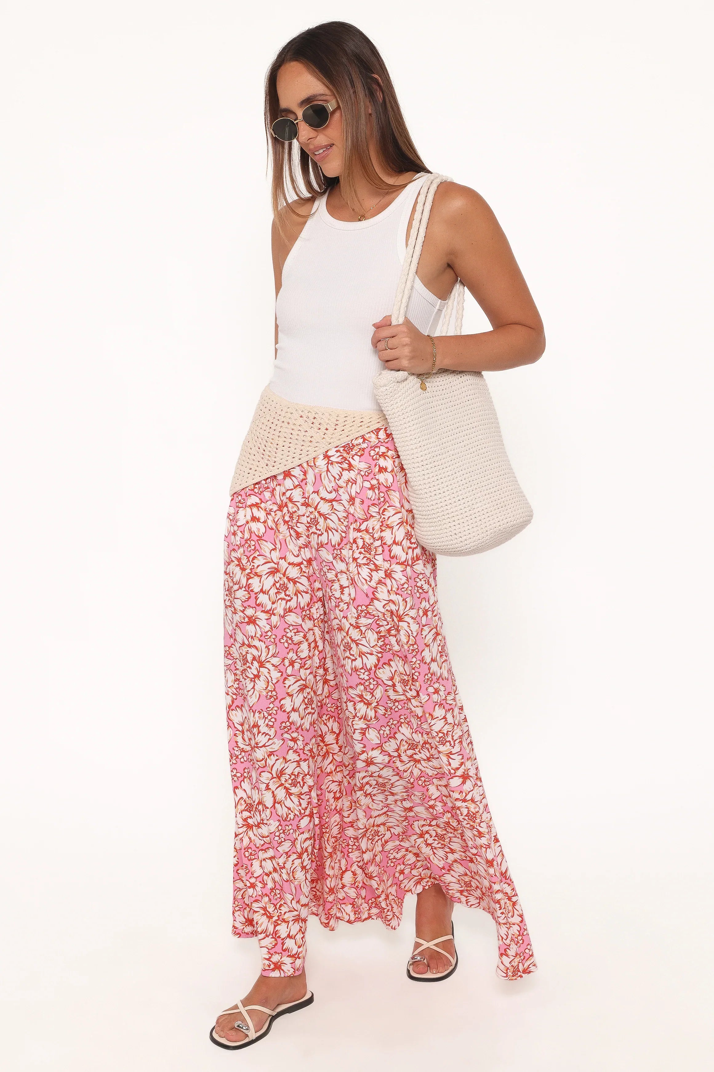 Lessie Pants Pink Floral
