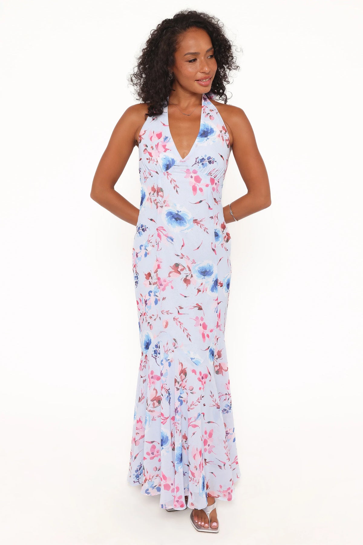 Lavie Maxi Dress Blue Floral