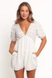 Aisley Romper White