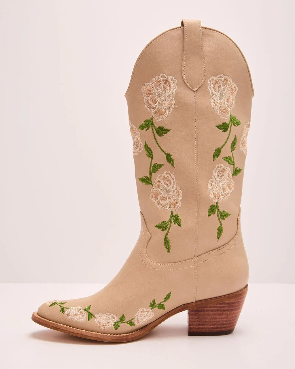 Whiskey Wildflower Floral Embroidered Western Boots
