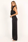 Savannah One Shoulder Jumpsuit Black
