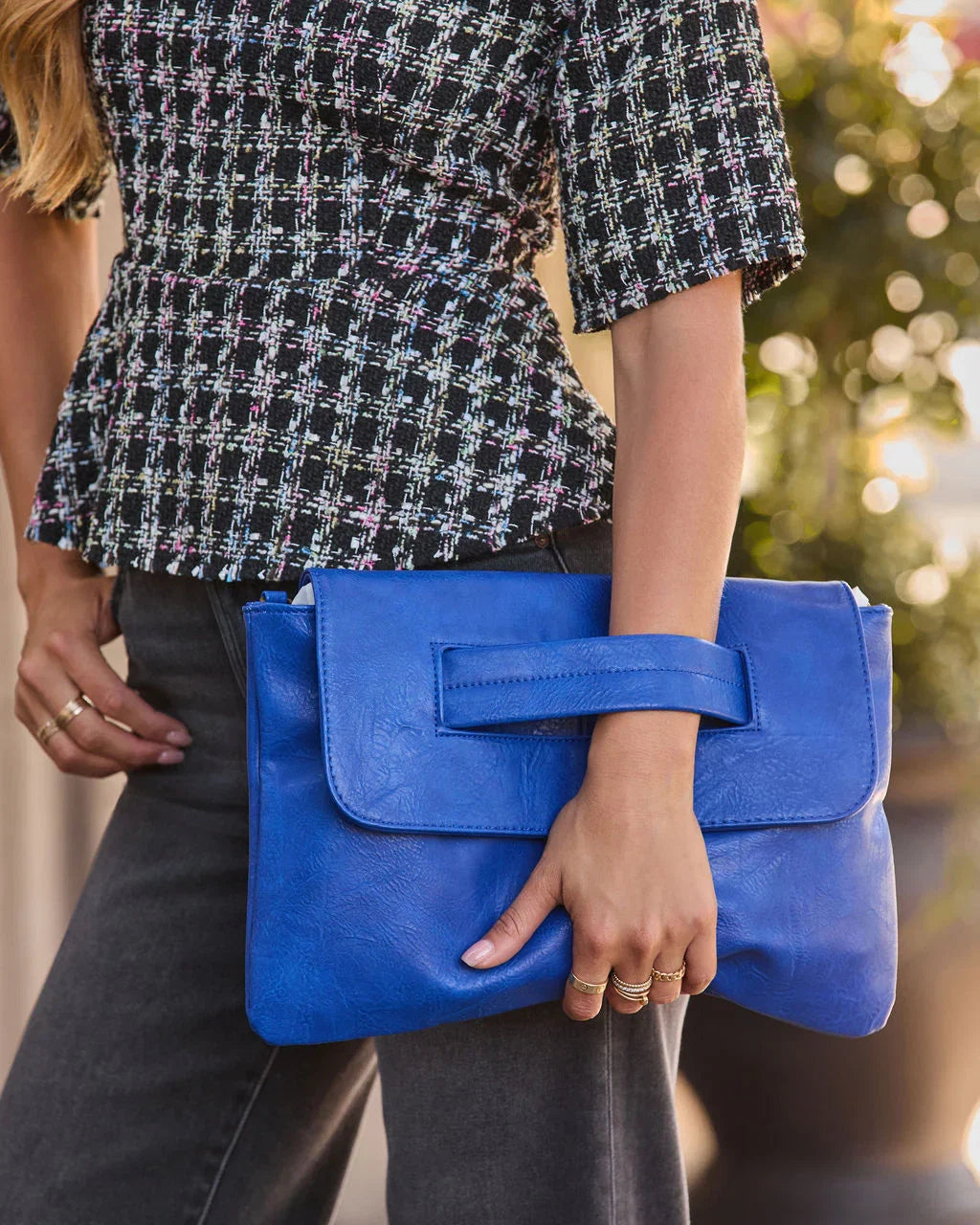 Come With Me Foldover Clutch