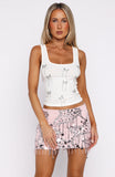 Disco Baby Beaded Mini Skirt Baby Pink