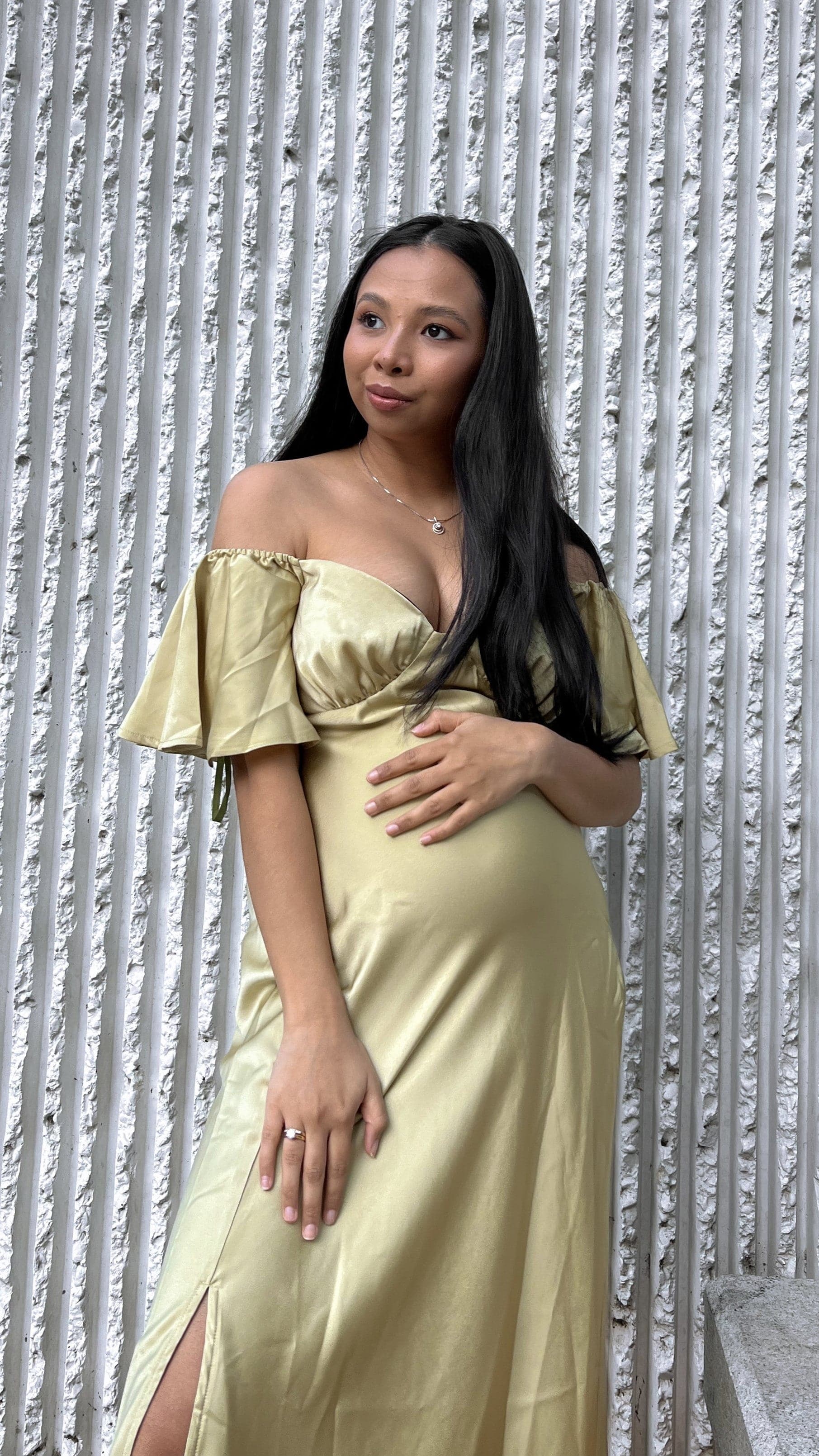 Louisa Midi Dress Olive