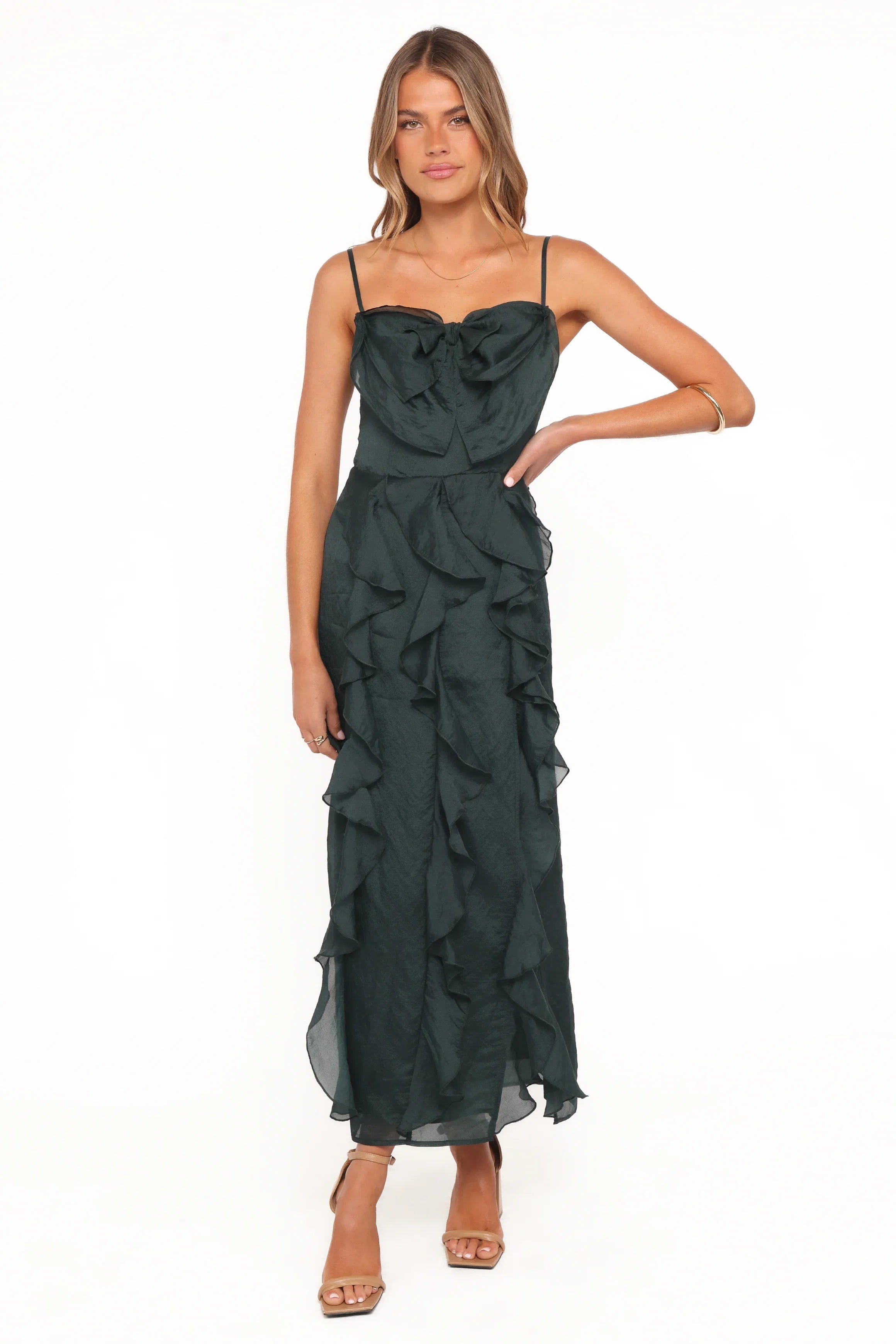 Adelyn Midi Dress Emerald