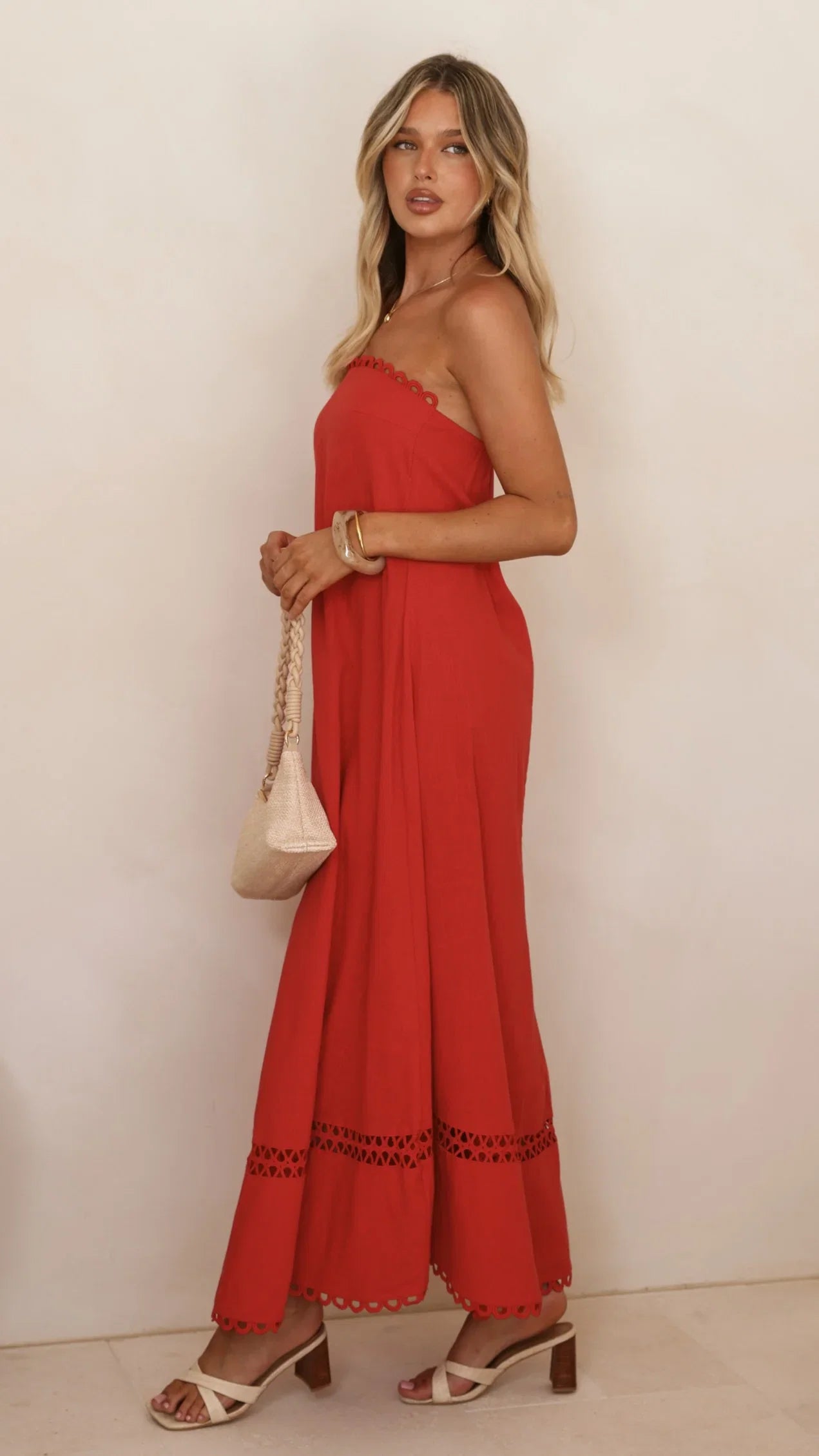 Sandra Maxi Dress Red