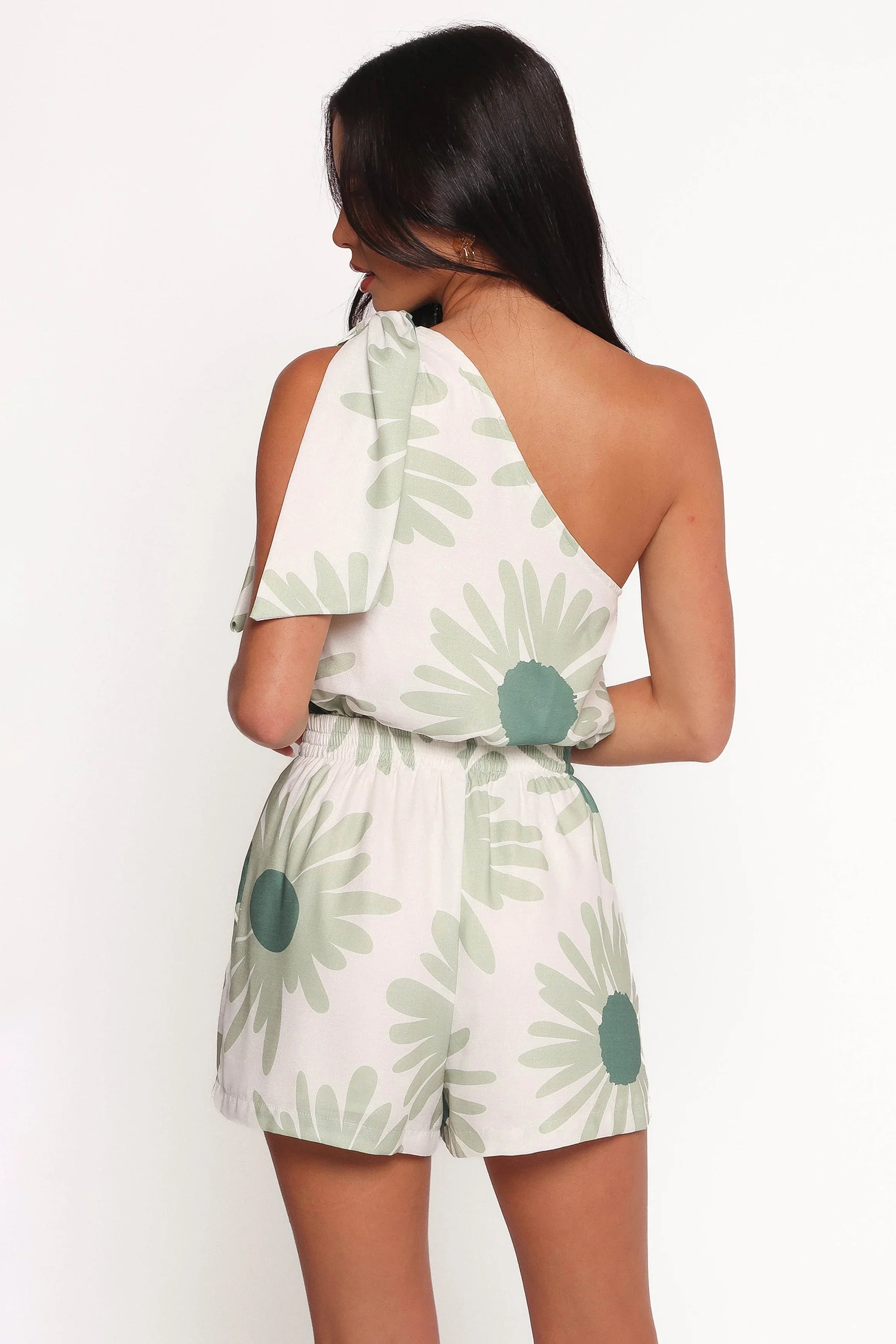 Sally Romper Green Floral