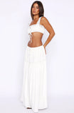 Keep It Loud Maxi Skirt White