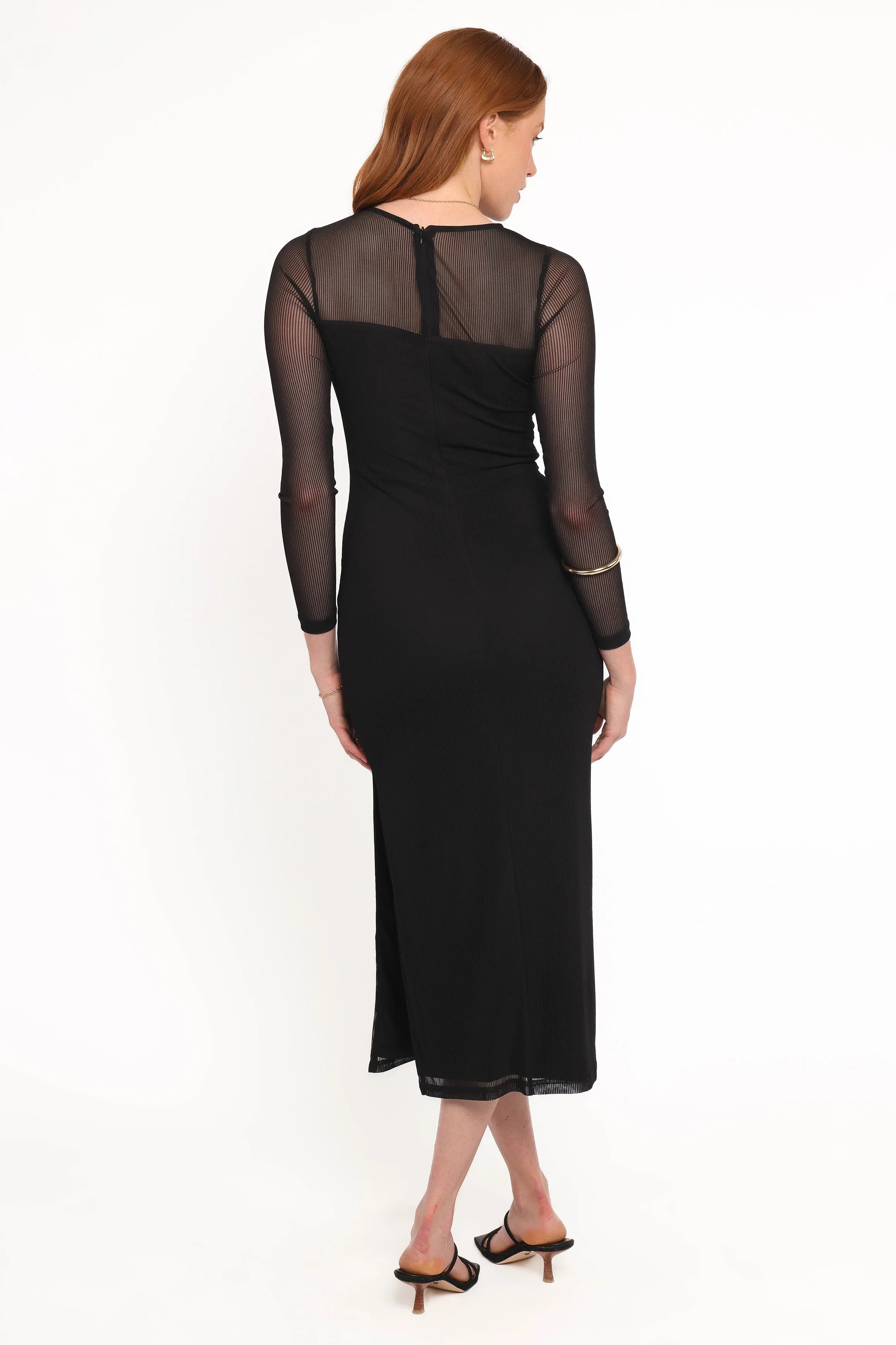 Famille Midi Dress Black