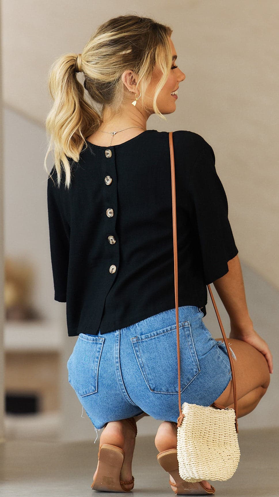 Charlotte Top Black
