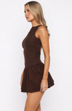 Good Girl Mini Dress Chocolate