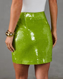 Night Riot Sequin Mini Skirt