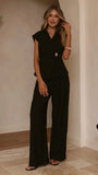 Zahira Vest Top Black