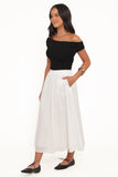 Oakley Midi Skirt White