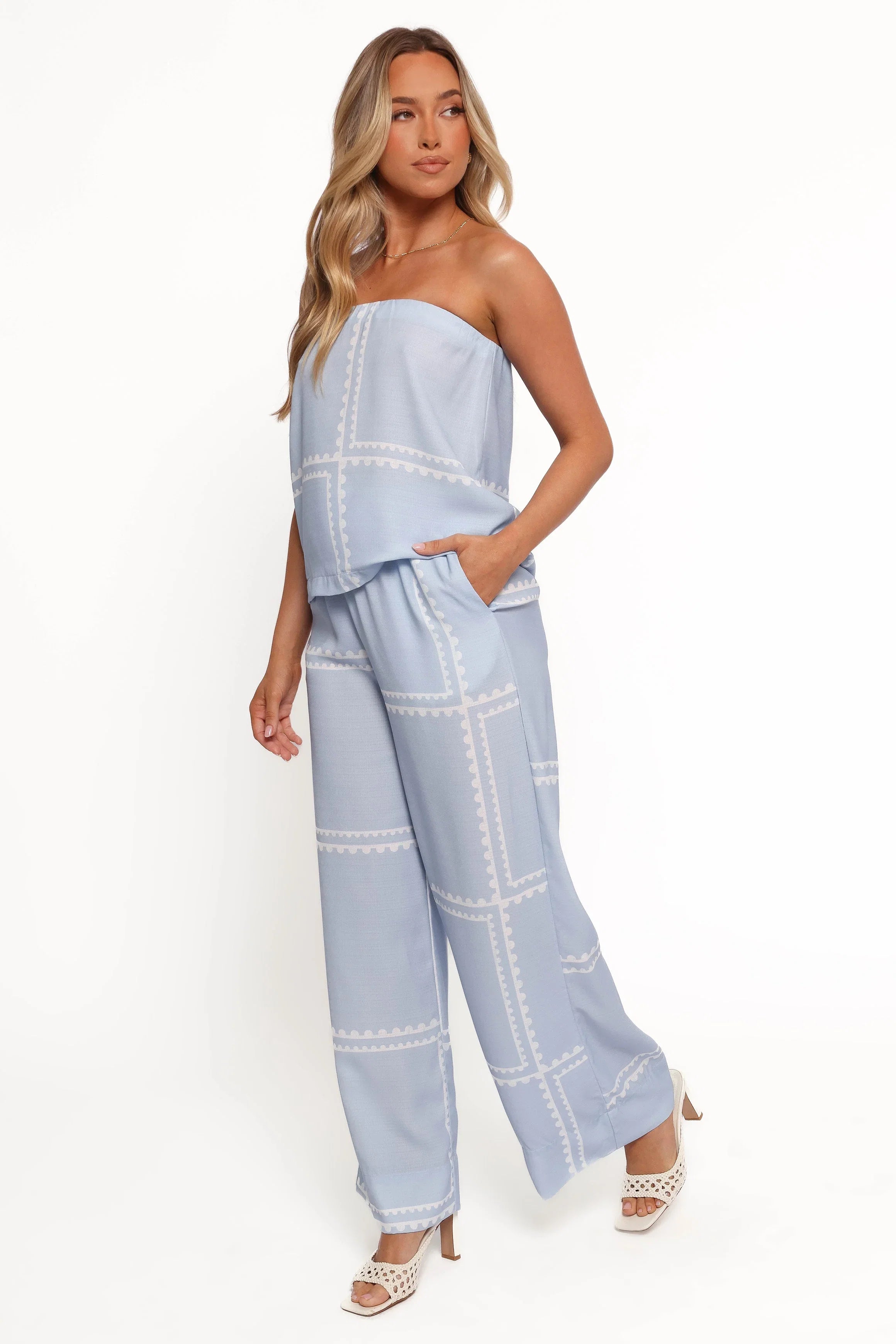 Ezra Pant Set Light Blue