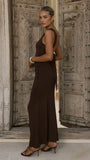 Jayla Maxi Dress Chocolate