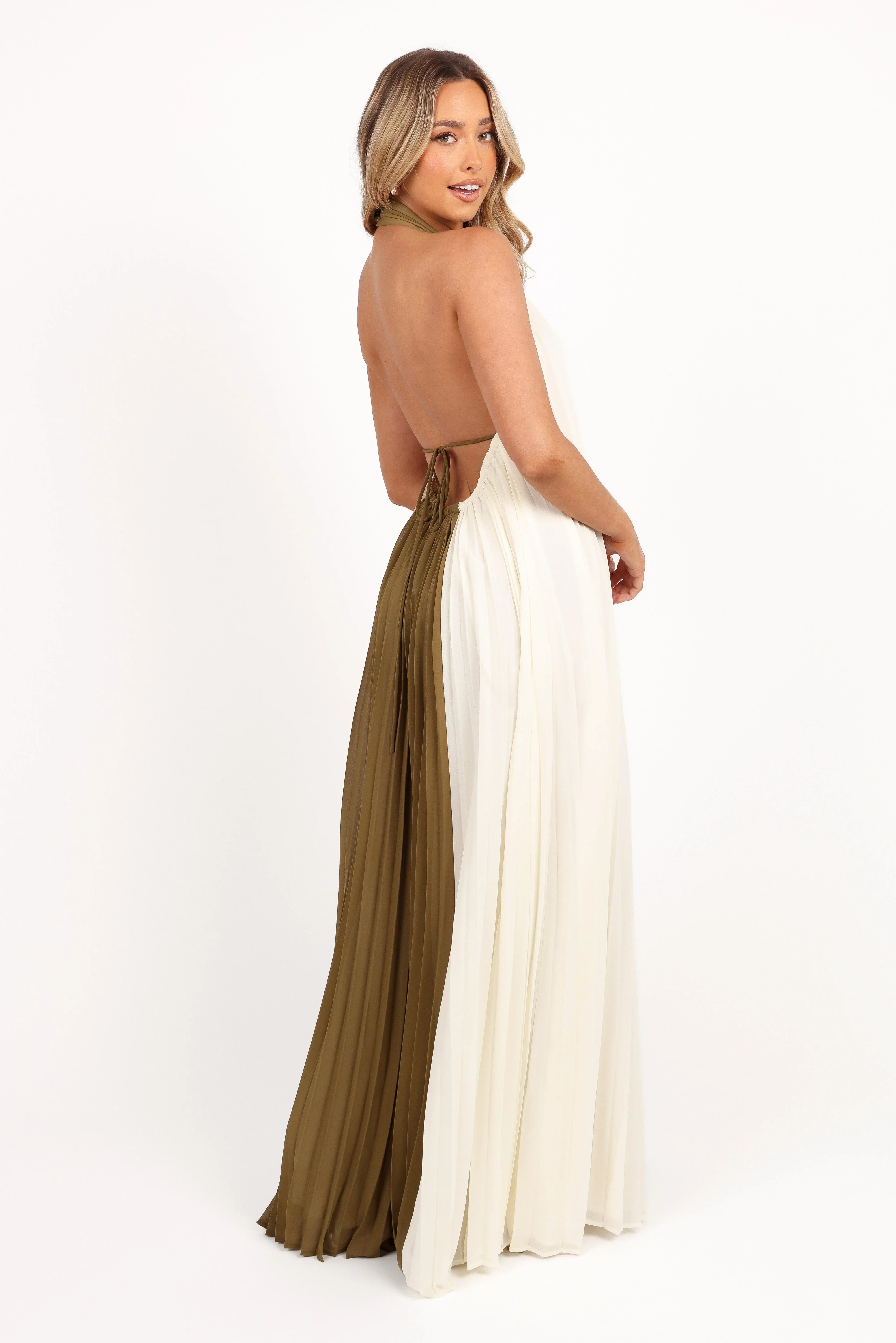 Reanna Maxi Dress Olive Multi