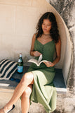Darby Midi Dress Ibiza Green