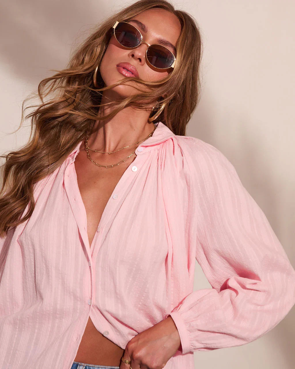 Style House Button Down Blouse