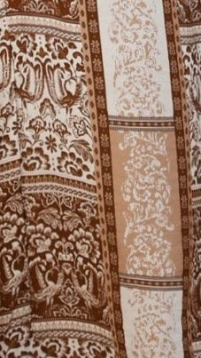 Latisha Pants Brown Beige Print