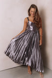 Camala Maxi Dress Grey Silver