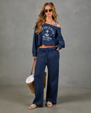 Montauk Social Club Fleece Drawstring Sweatpants