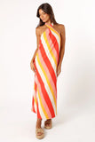 Sabbia Maxi Dress Pink Stripe