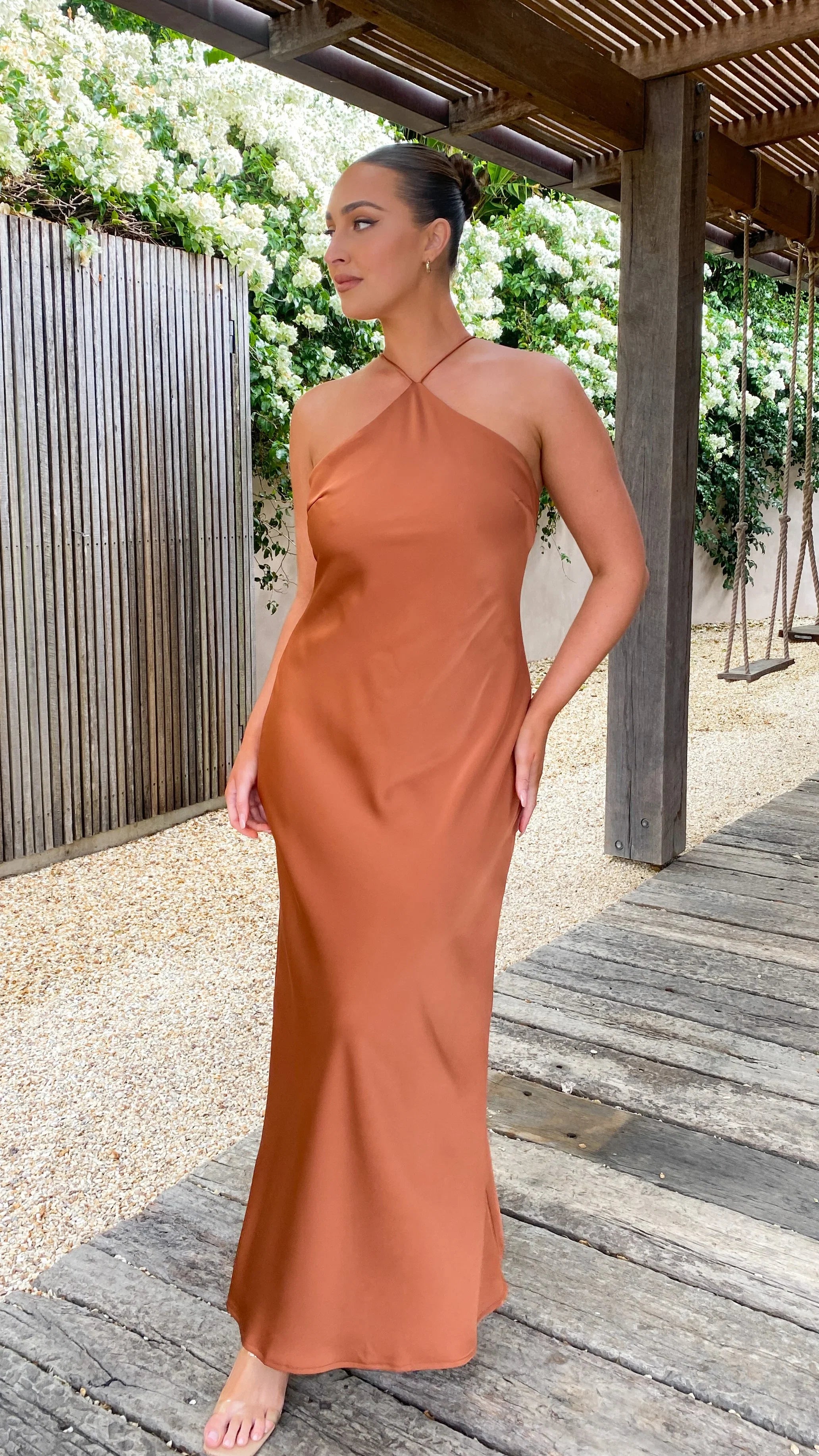 Chiara Maxi Dress Copper
