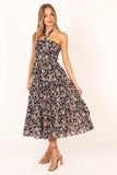 Shena Midi Dress Black Multi