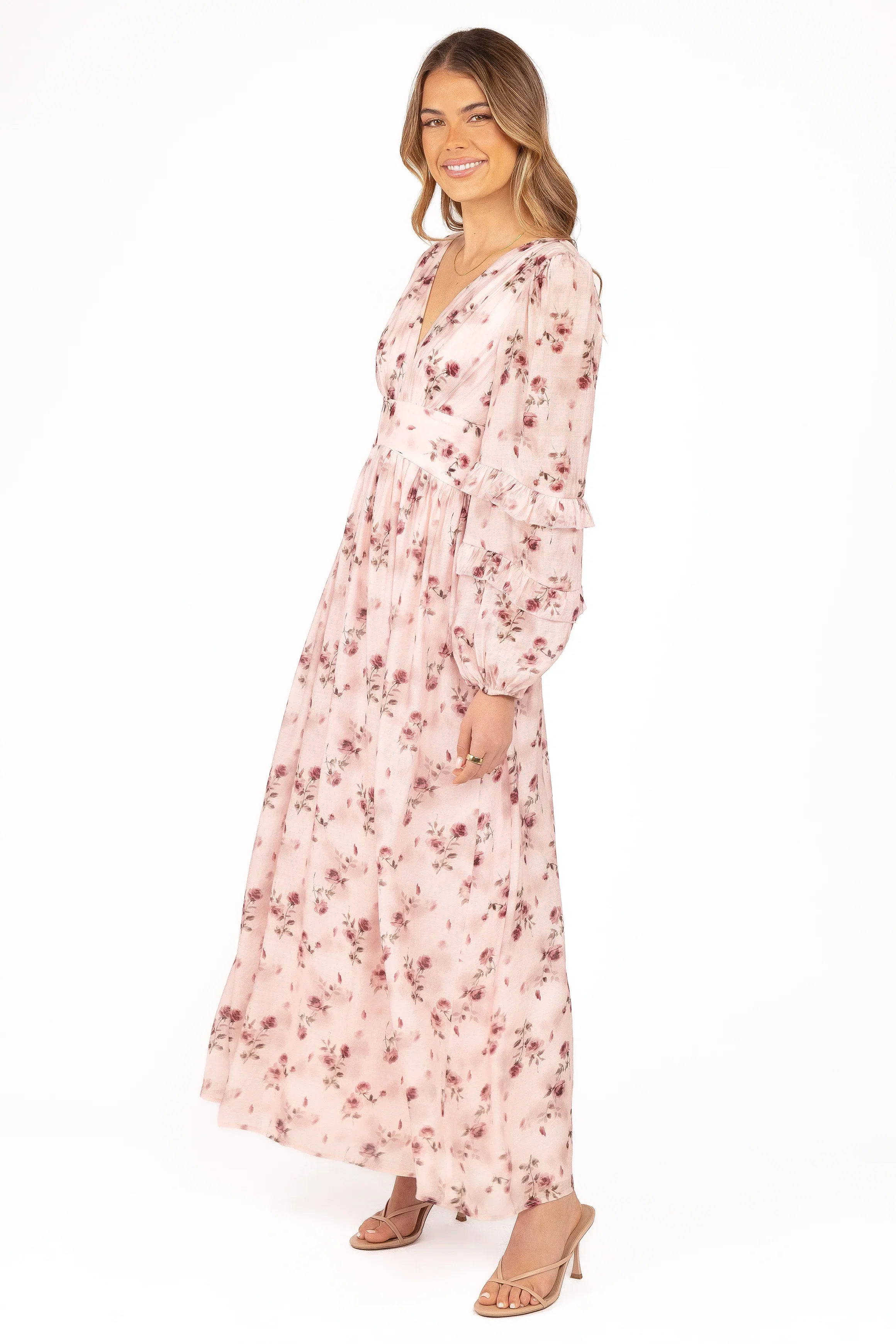 Vayla Maxi Dress Pink Rose
