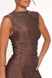 Nissa Lurex Top Bronze