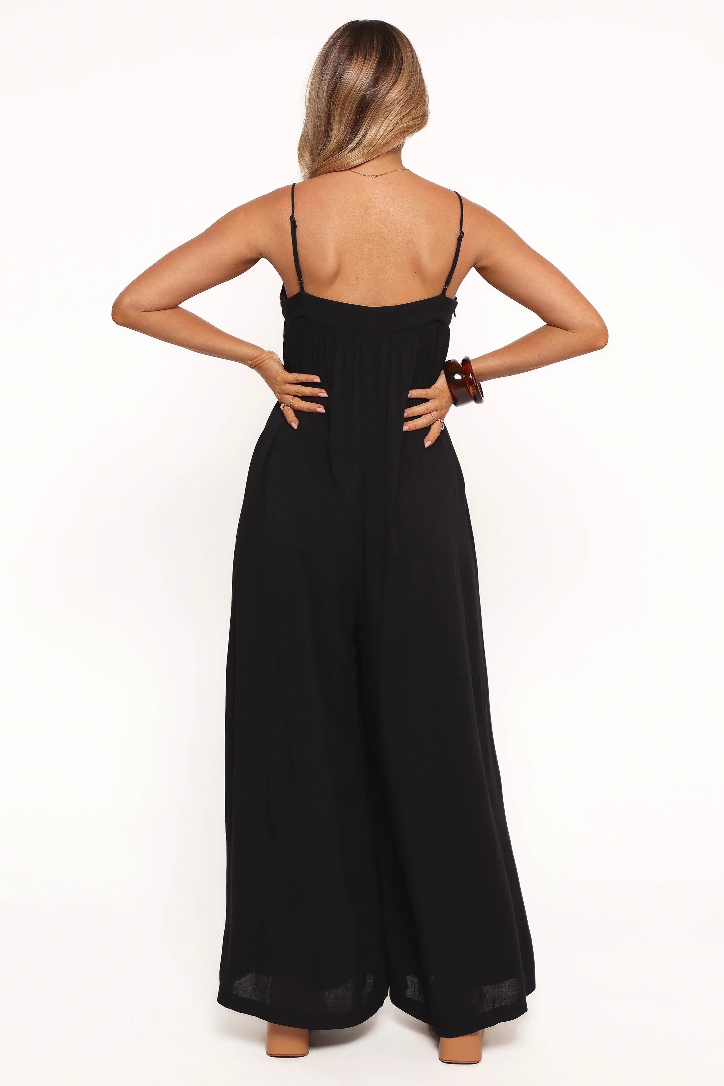Abegail Flowy Jumpsuit Black