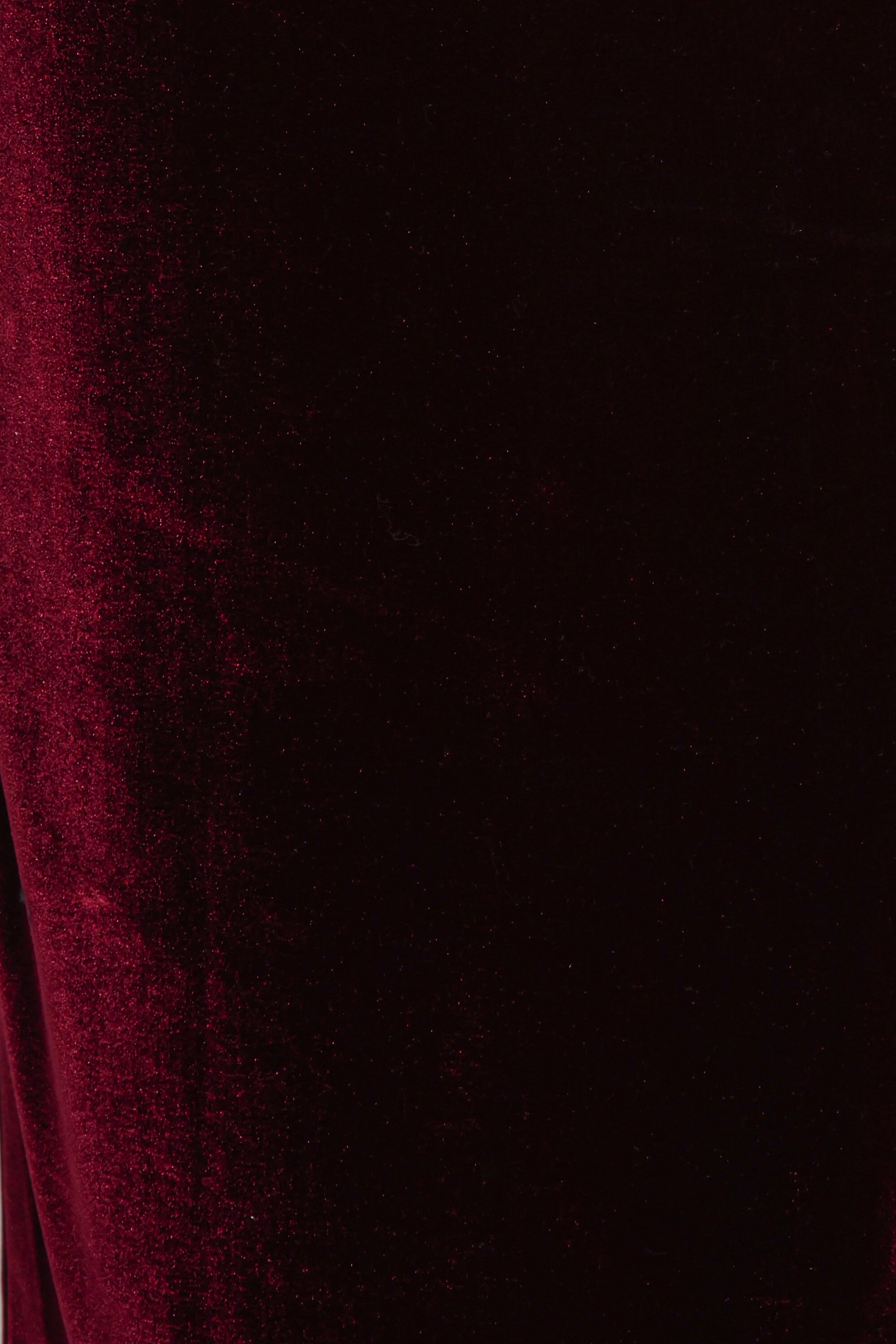 Hyatt Velvet Dress Burgundy