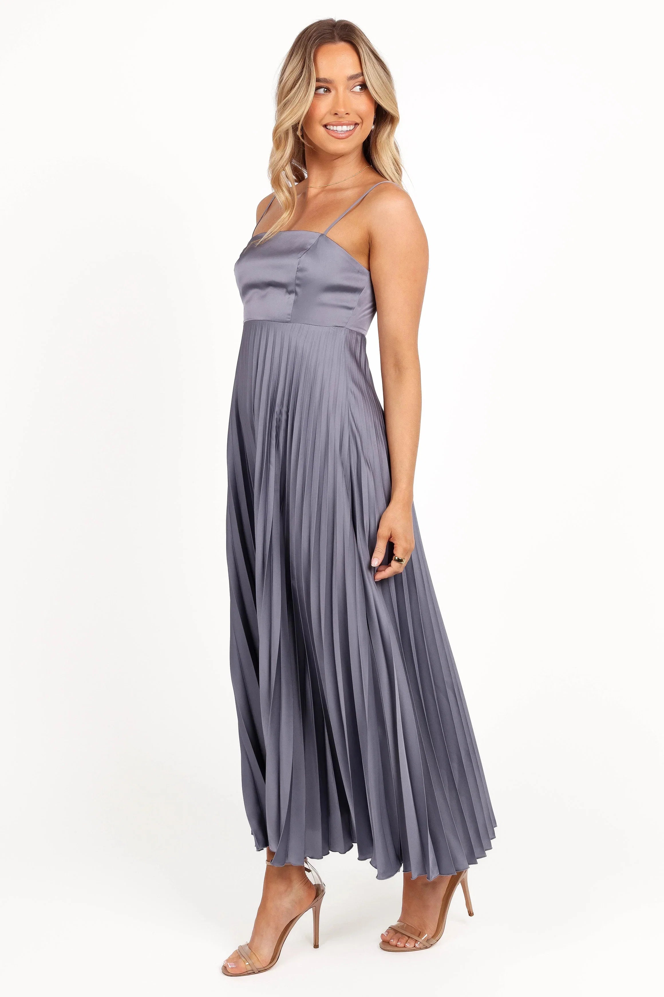Keegan Maxi Dress Steel Gray