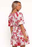 Simmons Mini Dress Fuchsia Floral