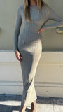 Isla Long Sleeve Top Khaki