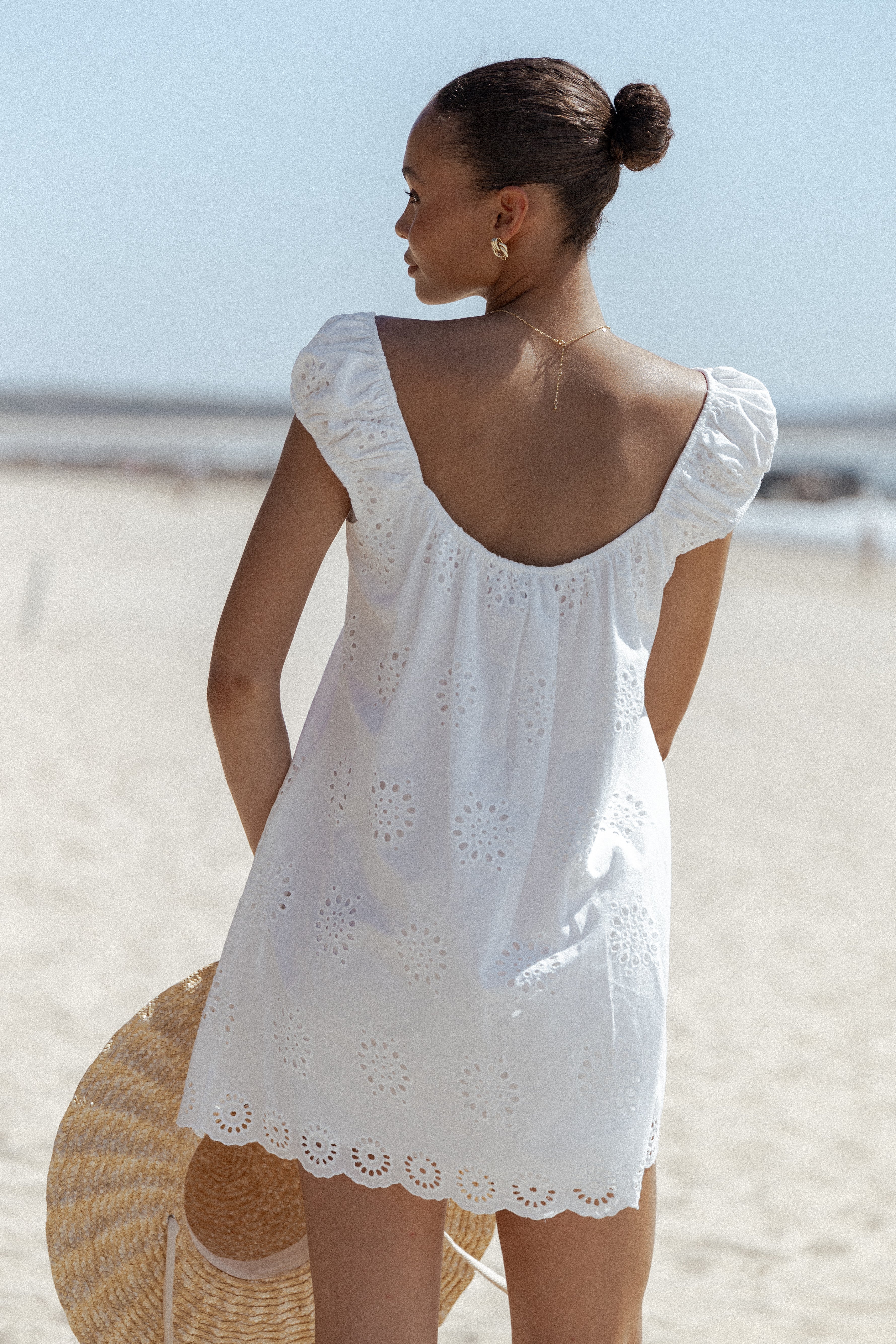 Pammy Mini Dress White