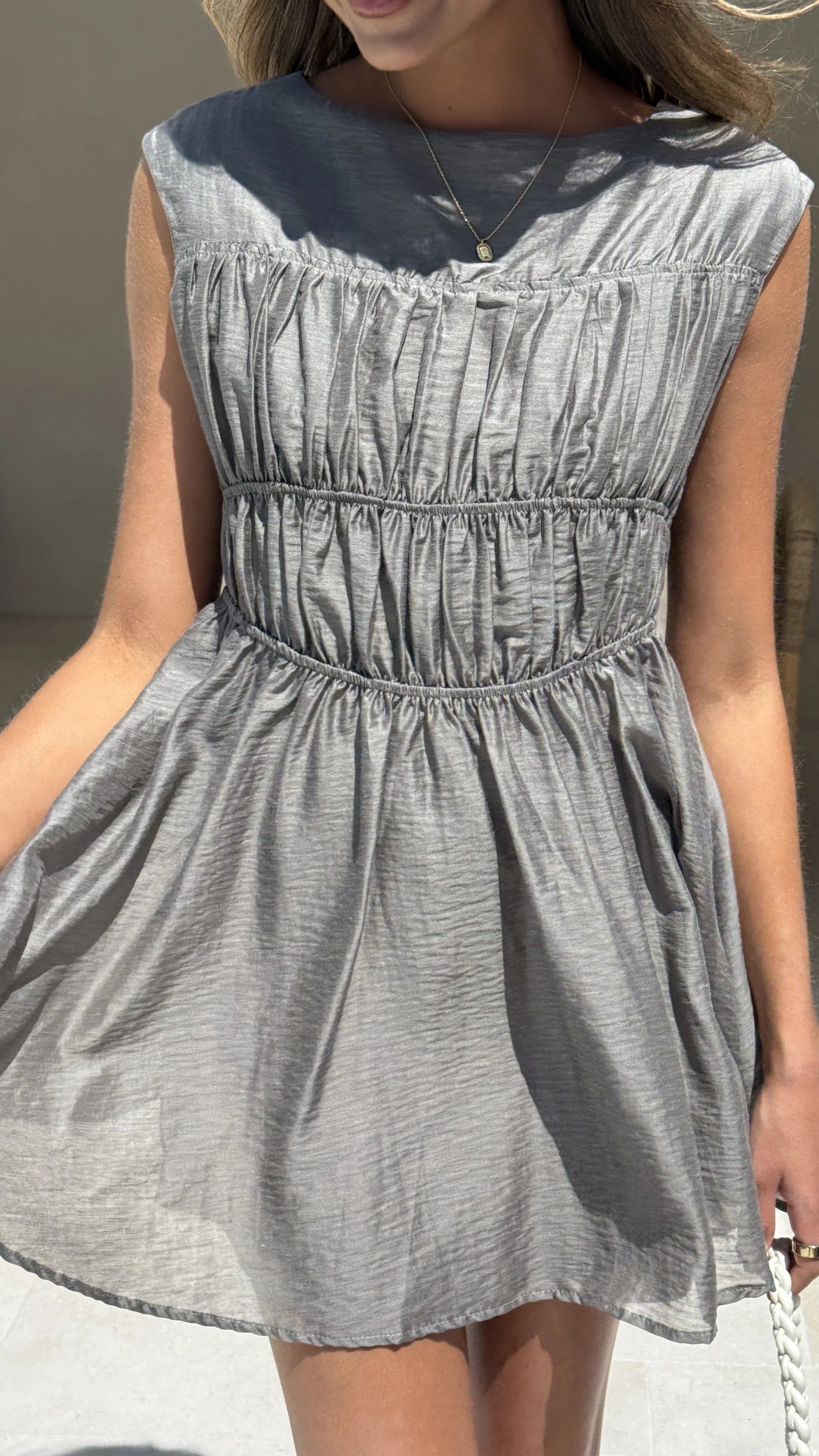 Masha Mini Dress Khaki