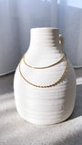 Sarah Twist Necklace Set Gold