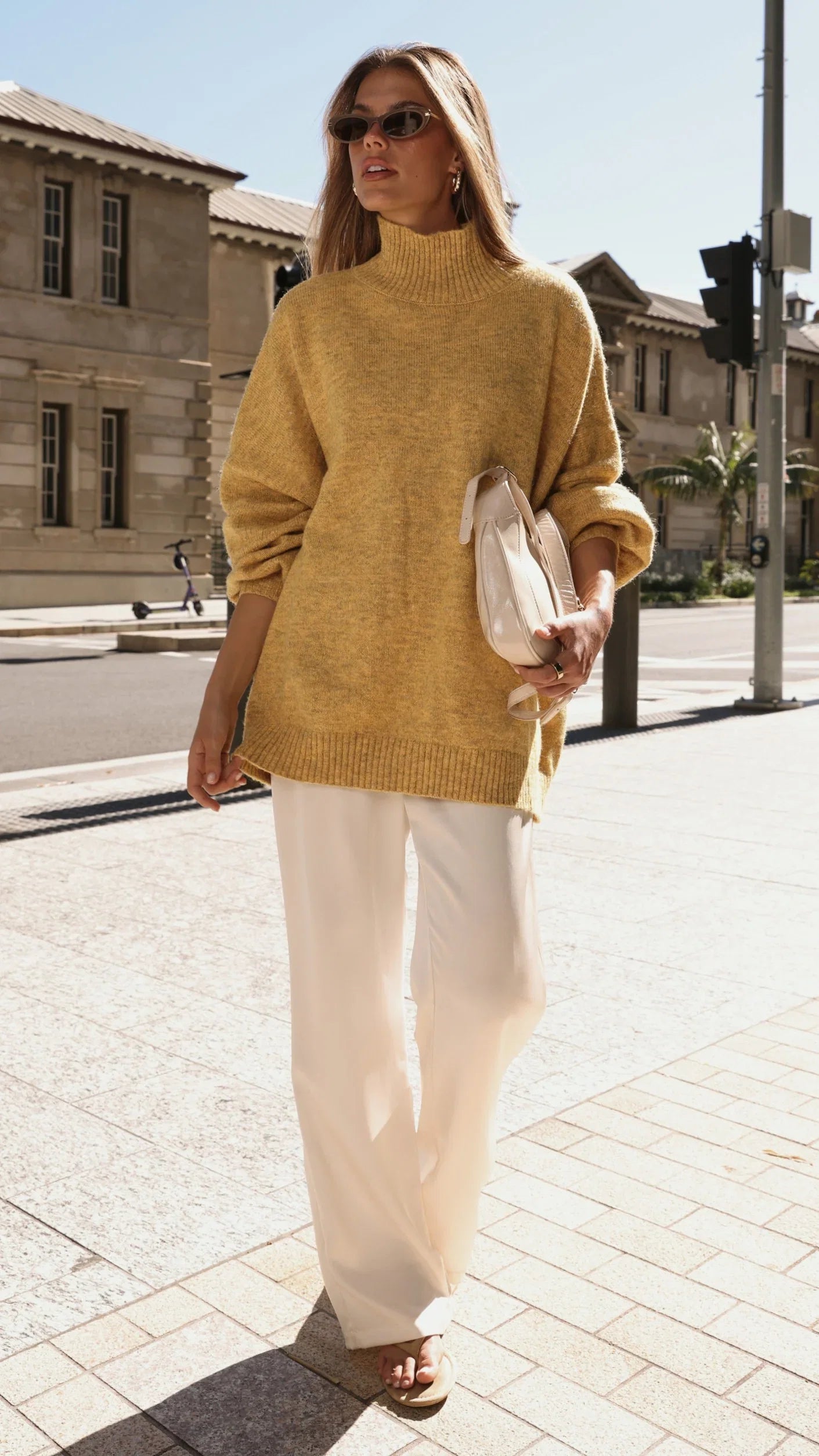 Harita Knitted Sweater Mustard