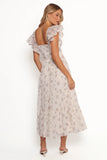 Talia Maxi Dress Cream Multi Floral