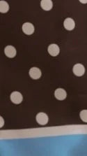Harley Scarf Top and Pants Set Brown Polka