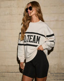 Go Team Long Sleeve Graphic Sweatshirt