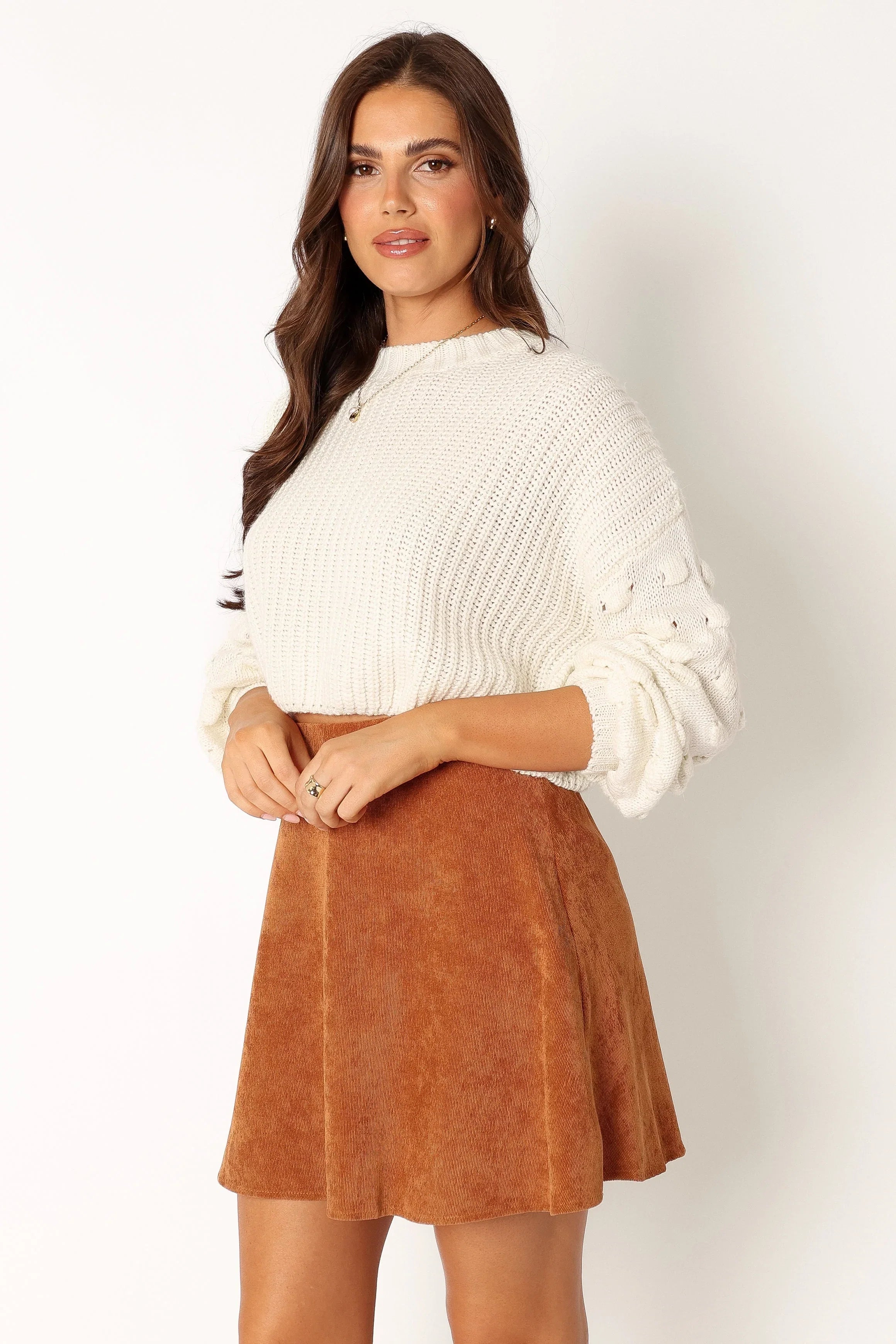 Tammy Cord Skirt Gucci
