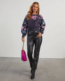 Zandra Floral Sweater