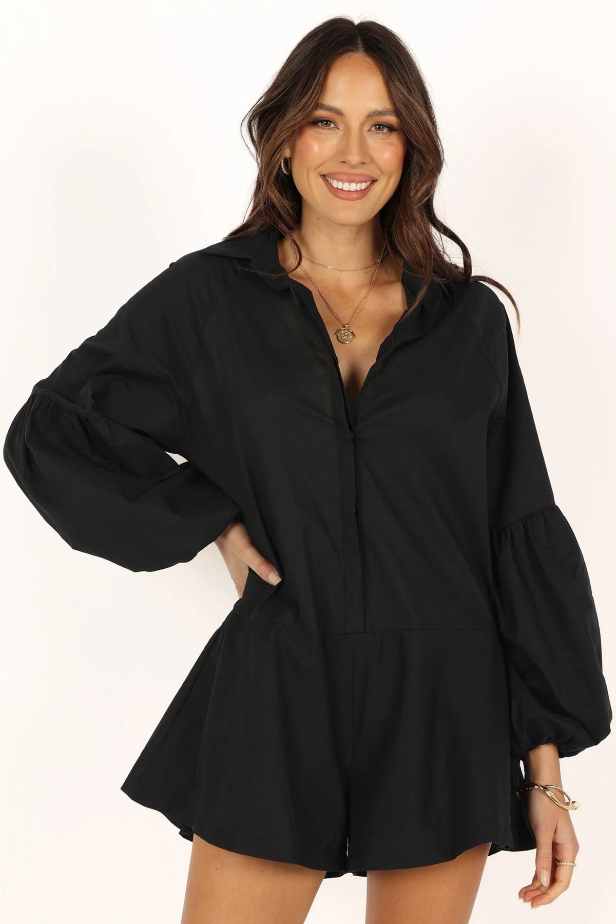 Elsa Romper Black