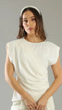 Angela Headband White